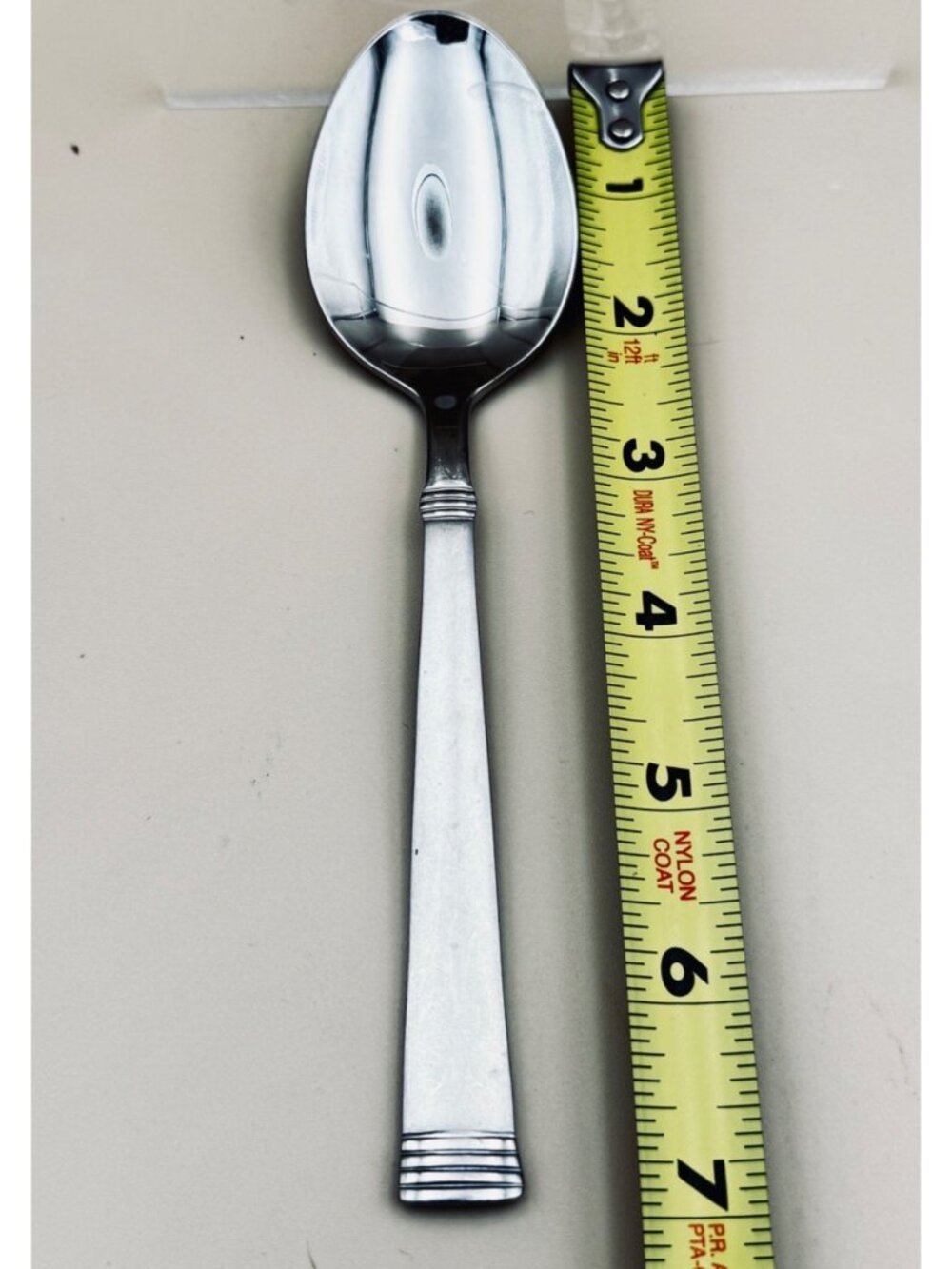 4 Wallace Stainless NAPOLI FROST Oval Soup Spoons 18/10 Flatware Set - Picture 8 of 8